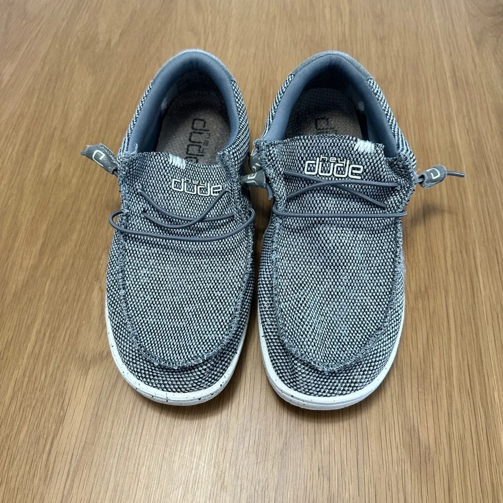 Hey Dude Men’s Wally Free Light Grey Size 8 - Picture 3 of 8
